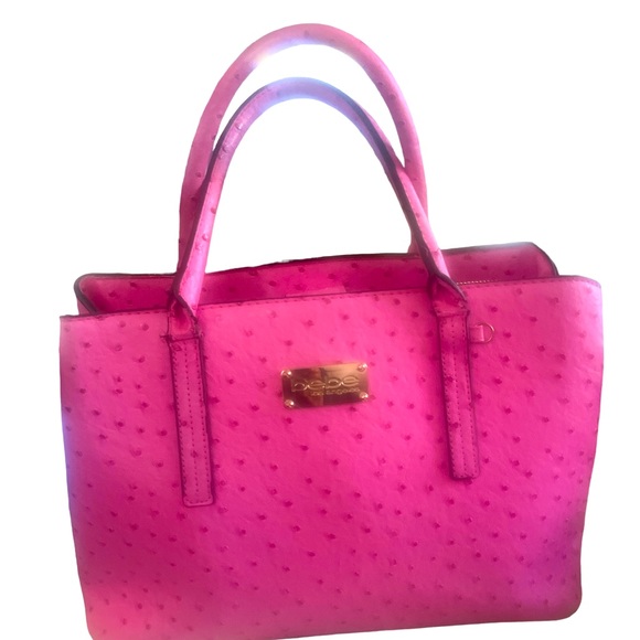 Bebe Pink Satchel 13.5 x 9.5. - Picture 2 of 8